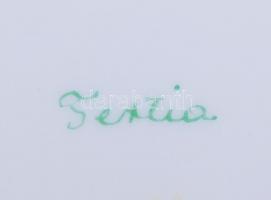 2db virágokkal díszített jelzett Tertia porcelán tál: pecsenyés és süteményes /
2 pcs of Tertia chin...