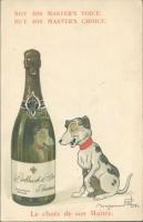 Delbeck Champagne, advertisement litho s: Benjamin Rabier (non pc) (EK)