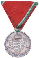 1939. "Magyar Kis Ezüst Vitézségi Érem" ezüstözött bronz változat, peremén "BRONZ&quo...