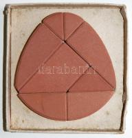 Richters Anker-Geduldspiel (Richter-féle Horgony-türelemjáték) Nr. 31, régi kőkirakó eredeti dobozáb...