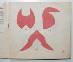 Richters Anker-Geduldspiel (Richter-féle Horgony-türelemjáték) Nr. 31, régi kőkirakó eredeti dobozáb...