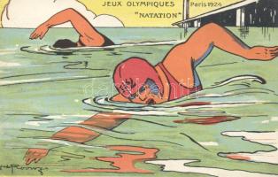 Olympic games, swimming, Paris, 1924, s: Yves Roowy (EK)