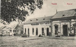 Tasnád the shops of Endre Takács, Károly Lindenmayer and János Martin