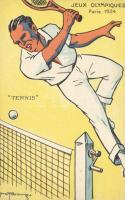 Olympic games, tennis, Paris, 1924, s: Yves Roowy (EK)