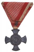 1916. "Vas Érdemkereszt a Vitézségi érem szalagján" kitüntetés T:2
Hungary 1916. Iron Cros...