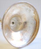 Gyertyatartó pár, ezüstözött alpakka, jelzés nélkül, jó állapotban, m:24 cm/ Candel holder