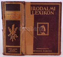 Benedek Marcell: Irodalmi lexikon. Bp. 1927. Győző Andor. 1224p. 44 t. Gazdag szövegközti képanyaggal. Kopott, ragasztott gerinccel