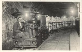 Désakna salt mine interior, railway (pinhole)