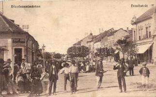 Dicsőszentmárton Erzsébet street, the shop of Jenő Fülöp