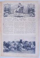 1909 Vasárnapi Újság. Szerk. Hoitsy Pál. 56. évf. II. félév. Kopottas félvászon kötésben.