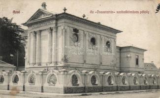 Arad az Összetartás Szabadkőműves Páholy / Freemasonry hall (Rb)