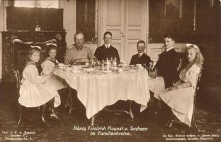 König von Sachsen Foto AK