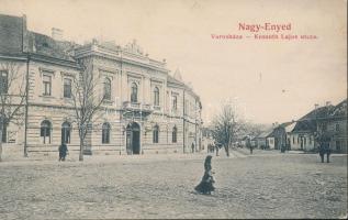 Nagyenyed town hall, Kossuth street