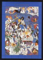 Faroer 1988 30 db-os karácsonyi levélzáró kisív