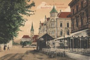 Brassó Rudolf boulevard, café
