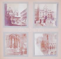 cca 1900 Szép állapotú fotóalbum gazdag, igényes anyaggal: izgalmas családi felvételekkel, a Korneub...