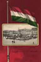 Arad Liberty square, flag litho