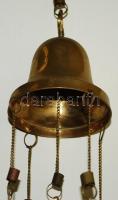 Szélcsengő, réz, jó állapotban, m:49 cm
