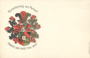 Burschentag, student crest