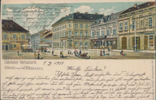 Versec Franz Joseph square litho