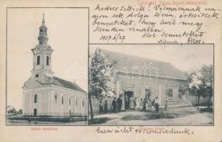 Tiszaszentmiklós Serbian church, the shop of Székessy