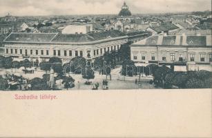 Szabadka with synagogue