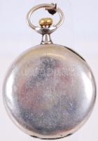 Omega zsebóra porcelán számlappal, másodpercmutatóval. Jár, de javításra szorul / 
Swiss pocket watc...