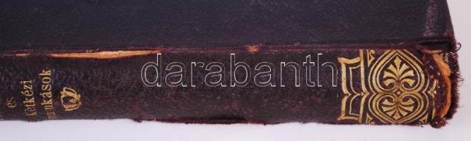 Tömörkény István: Vízenjárok és kétkezi munkások. Szeged 1902. Sérült gerinc, félbőr kötés