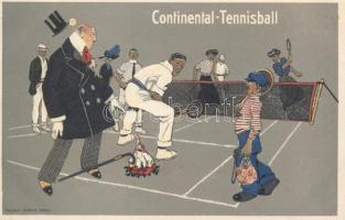 Continental advertisement, tennisball