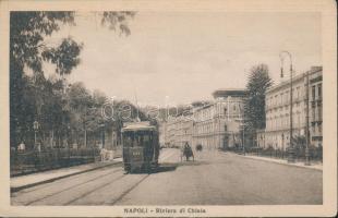 Naples Riviera di Chiaia, tram