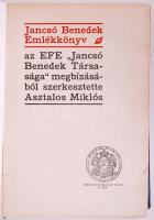 Asztalos Miklós: Jancsó Benedek emlékkönyv. Budapest 1931. Fél bőr kötésben
