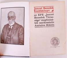 Asztalos Miklós: Jancsó Benedek emlékkönyv. Budapest 1931. Fél bőr kötésben