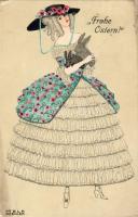 Wiener Werkstätte No. 554 s: Mehla Koehler (Rb)