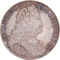 1736K-B. Tallér Ag "III. Károly" Körmöcbánya (28.64g) T:2 Hungary 1736K-B. Thaler Ag "Charles VI" Kremnitz (28.64g) C:XF Huszár 1606., Unger II.: 1185.