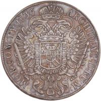 1736K-B. Tallér Ag "III. Károly" Körmöcbánya (28.64g) T:2
Hungary 1736K-B. Thaler Ag &quot...