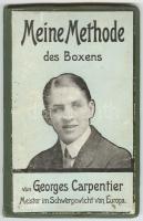 Georges Carpentier: Meine Methode des Boxens. Leipzig É.N. Vászon kötésben. Sok képpel