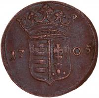 1705. X Poltura "II. Rákóczi Ferenc" (31mm/7.55g) T:2,2-
Hungary 1705. X Poltura "Fra...