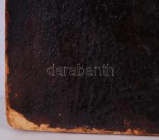 Edvi Illés Aladár (1870-1958): Boci fej. Olaj, farost, jelzett, 45×30 cm