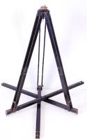 cca 1900 Ernemann Dresden fa tripod /  Vintage wooden tripod, 90/60cm