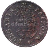 1704KB. Rézpoltúra "II. Rákóczi Ferenc" (23mm/2.98g) T:1- Hungary 1704. Poltura "Francis II Rákóczi" Kremnitz (23mm/2.98g) C:AU Huszár: 1549., Unger II.: 1139.a