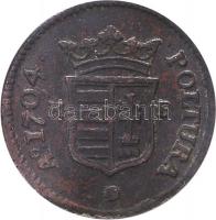1704KB. Rézpoltúra "II. Rákóczi Ferenc" (23mm/2.98g) T:1-
Hungary 1704. Poltura "Fran...