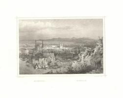 cca 1840 Ludwig Rohbock: Miskolc acélmetszet / Miskolc steel-engraving lapméret / page: 32x22 cm
