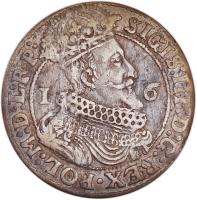 Lengyel Királyság / Danzig 1625. Ort Ag "III. Zsigmond" (6.54g/29mm) T:2,2-  Poland / Danzig 1625. Ort Ag "Sigismund III" "1 6 SIGIS:III:D:G:REX.POL:M:D:L.R:P: / .2 5.   MONETA.CIVIT:GEDANENSIS" (6.54g/29mm) C:XF,VF planchet edge Kopicki 7506.