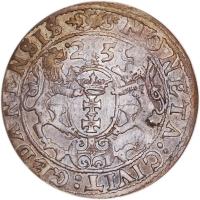 Lengyel Királyság / Danzig 1625. Ort Ag "III. Zsigmond" (6.54g/29mm) T:2,2- 
Poland / Danz...
