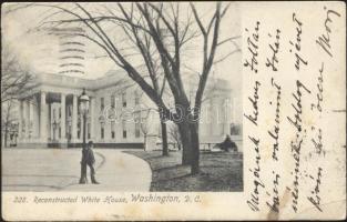 Washington D.C., reconstructed White House (EB)