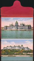 Budapest - régi képeslap leporello 12 lappal