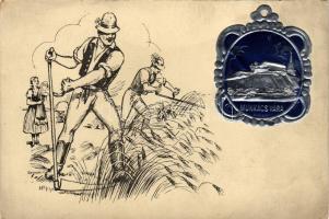 Munkács Metalplakett (EB)