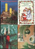 99 db modern, karácsonyi és újévi üdvözlőlap