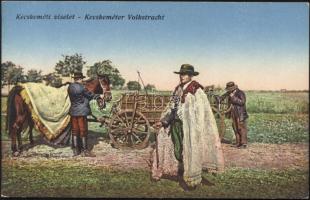 9 db régi folklór lap, egy kivételével mind használatlan