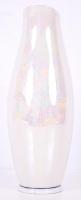 Gyöngyházmázas jelzett Hollóházi porcelán váza /  Porcelain vase, 21cm
